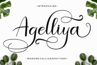 Agelliya: A Playful Script Font