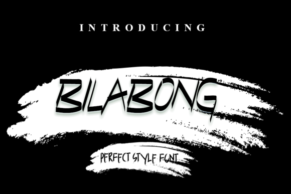 Bilabong: A Font for Elegant Branding