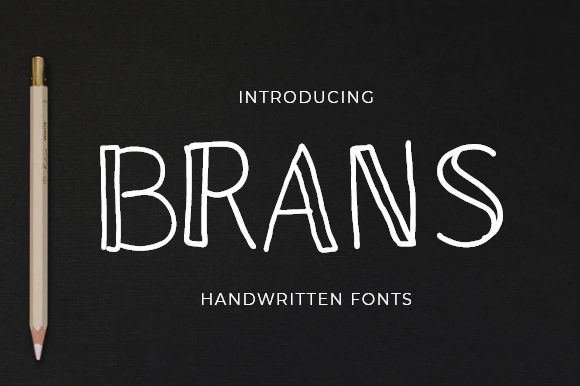 Brans: A Friendly Handwritten Font