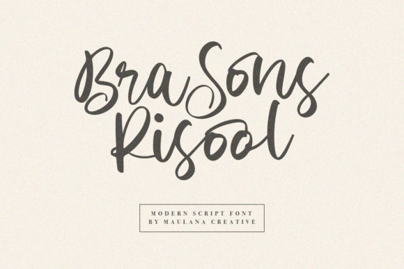 Brasons Risool: A Font for Creative Campaigns