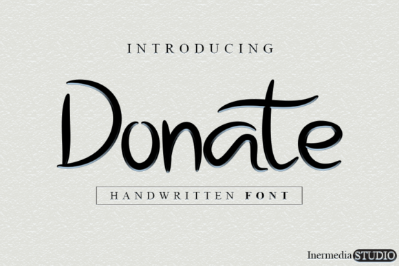 Donate Font: A Friendly Typeface for Creative Marketing