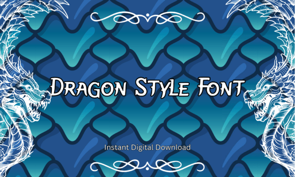 Dragon Style Font for Creative Makers