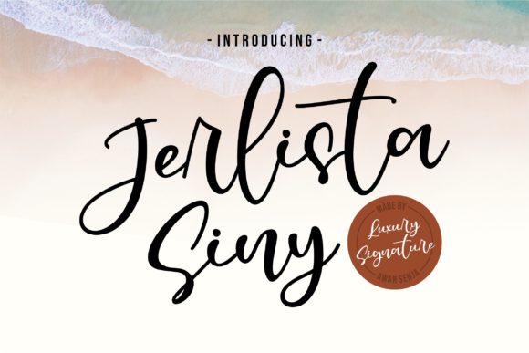Jerlista Siny: A Stylish Script Font