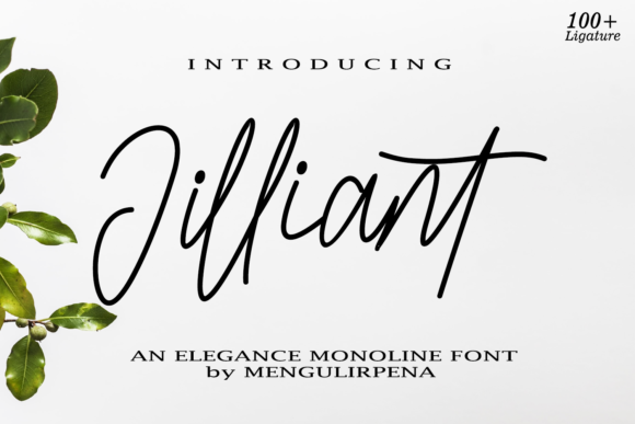 Jilliant: A Handwritten Font for Web Design