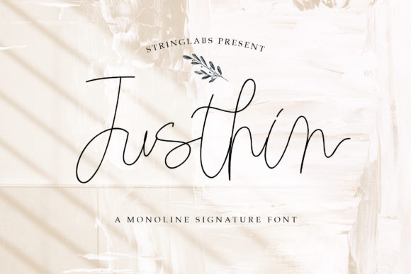 Justhin: A Magical Script Font