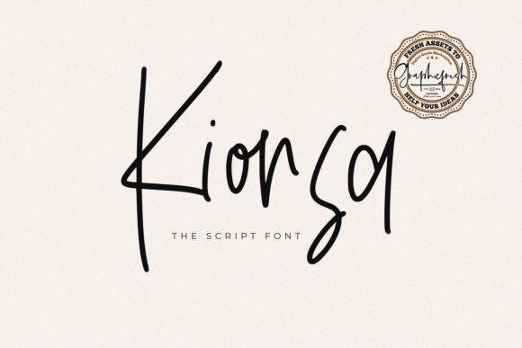 Kionsa: A Font for Polished Branding