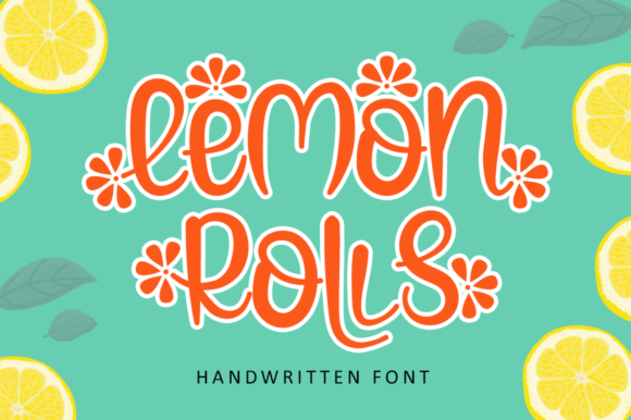 Lemon Rolls Font: A Handwritten Touch