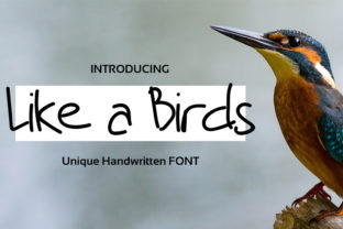 Like a Birds Font for Creative Projects