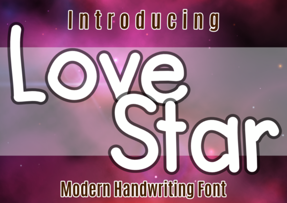 Love Star Font for Business Branding