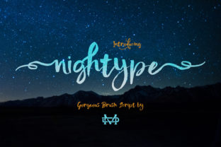 Nightype: A Font for Creative Campaigns