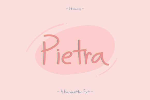 Pietra: A Handwritten Font for Creative Campaigns