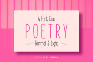 Poetry: A Handwritten Font for Creative Makers