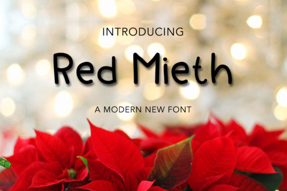 Red Mieth: A Handwritten Font for Creative Makers