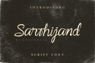Sarthijand: A Handwritten Font for Creative Makers