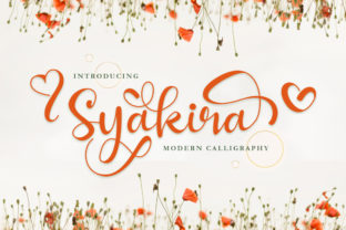 Syakira: Romantic Modern Calligraphy Font