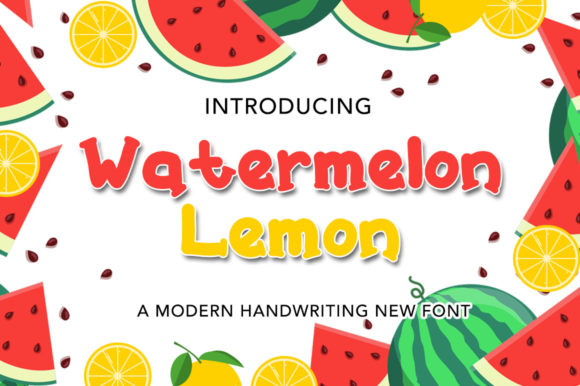 Watermelon Lemon: A Friendly Font for Creative Projects
