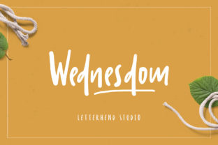 Wednesdom: A Friendly Handwritten Font