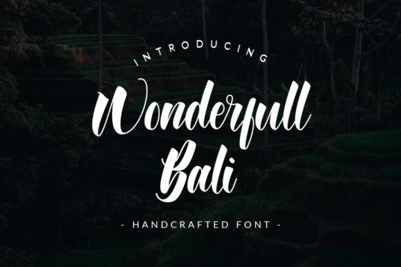 Wonderfull Bali Font for Bold Branding